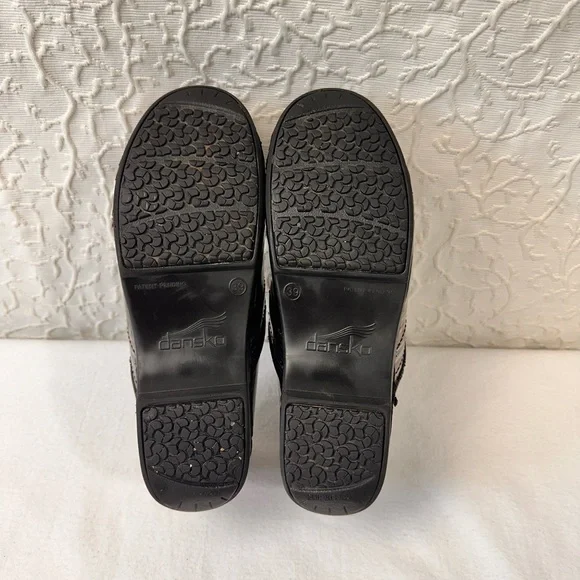 Dansko Women's Clogs Size 39 8.5 Professional Shoes Multicolor Leather Comfort - Picture 9 of 11
